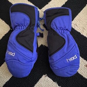 Kids Head Snow Mittens Size S